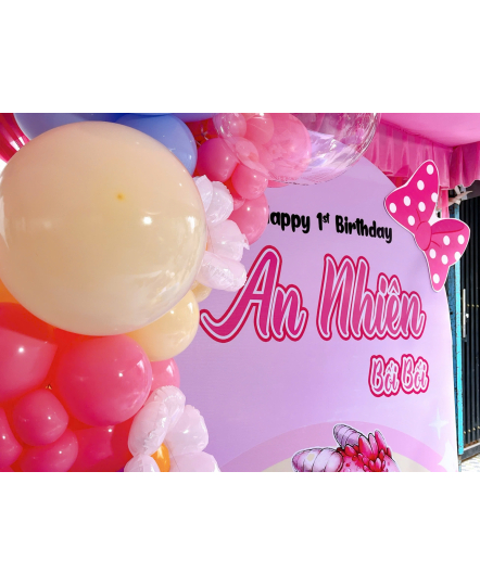 Dịch Vụ Trang Trí Backdrop Sinh Nhật Bé Anh Nhiên - Chủ Đề Con Rồng