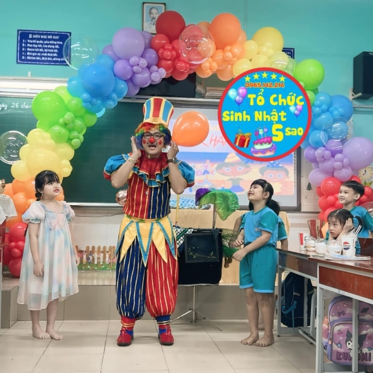 Thuê Chú Hề Sinh Nhật Phú Nhuận – Hoạt Náo Hài Hước, Ảo Thuật Độc Đáo