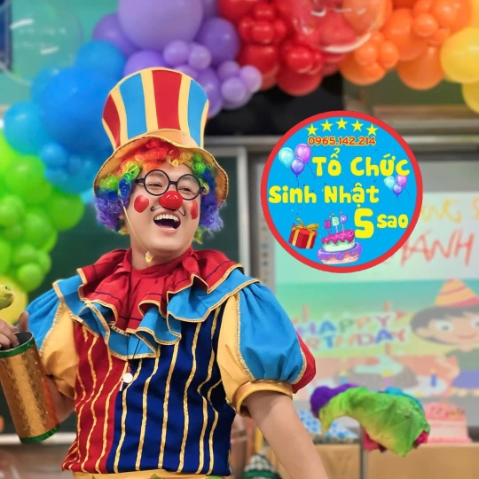 Thuê Chú Hề Sinh Nhật Phú Nhuận – Hoạt Náo Hài Hước, Ảo Thuật Độc Đáo