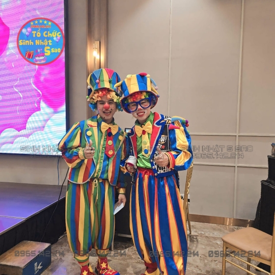 Thuê Chú Hề Sinh Nhật Tân Bình – Hoạt Náo Vui Nhộn, Ảo Thuật Độc Đáo