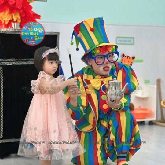 Thuê Chú Hề Sinh Nhật Tân Bình – Hoạt Náo Vui Nhộn, Ảo Thuật Độc Đáo