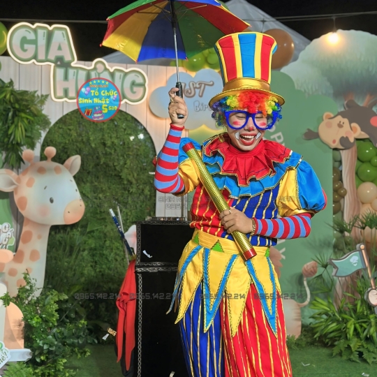 Thuê Chú Hề Sinh Nhật Tân Bình – Hoạt Náo Vui Nhộn, Ảo Thuật Độc Đáo
