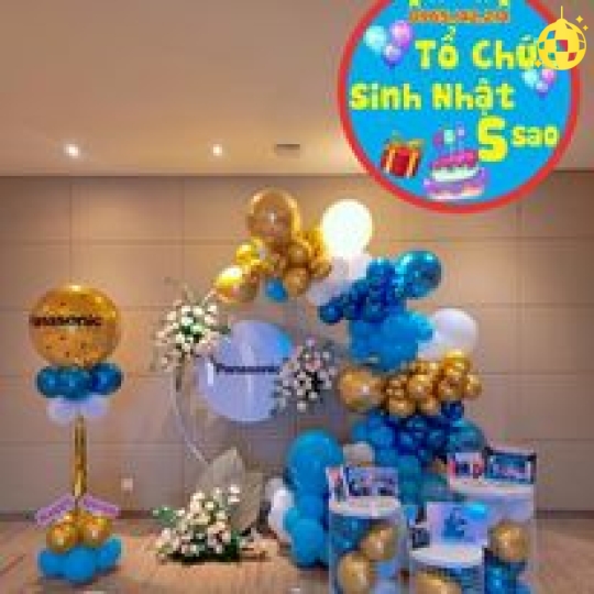 trang trí sinh nhật panasonic