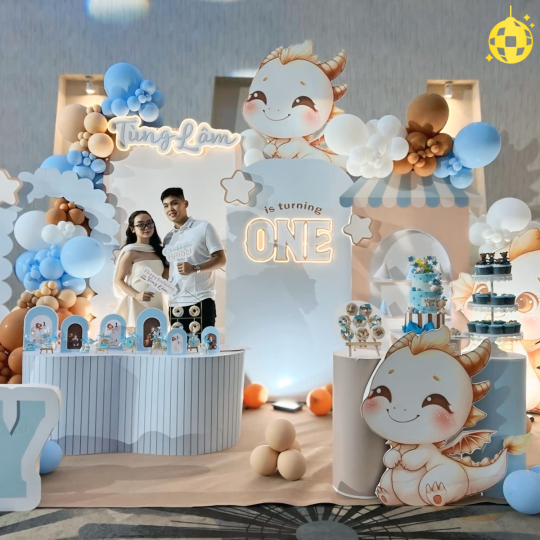 Trang Trí Sinh Nhật 1 Tuổi Cho Bé – Dịch Vụ Trang Trí Sinh Nhật Cho Bé Trai & Bé Gái | SinhNhat5Sao.com