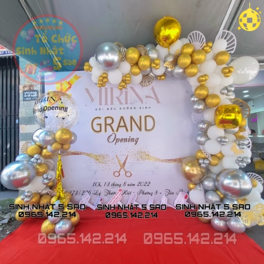 trang trí khai trương