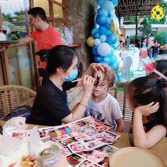 cho thuê dịch vụ vẽ mặt face painting